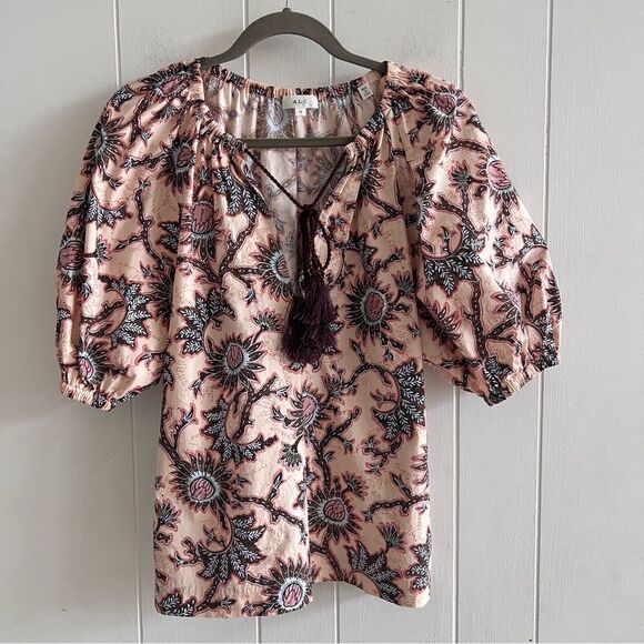 A.L.C. Elly Bohemian Print Top - Picture 4 of 13